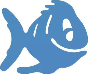 Fish icon vector