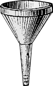 Imagem vetorial de funil metálico
