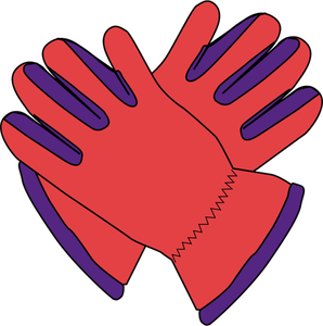 Sarung tangan vektor gambar