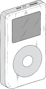 iPod vektorový obrázek