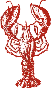 Lobster vektor gambar