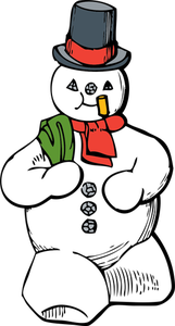 Snowman graphic design