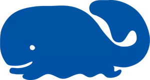 Balena pictograma vectoriale