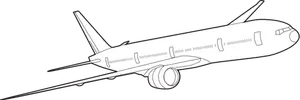Grafika wektorowa Boeing 777