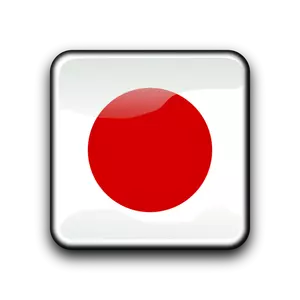 Japanske flagget vektor