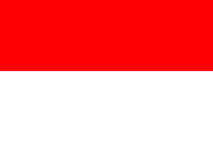 Flag of Bremen 1874-1918 vector image