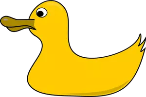 Vector images clipart de canard en caoutchouc avec nez bizarre
