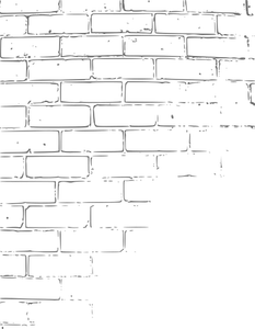 Immagine di vettore di mattoni bianco confine dettaglio