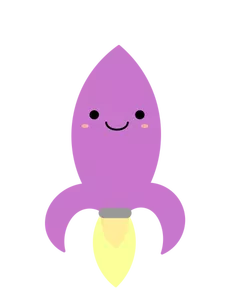 Foguete de violeta