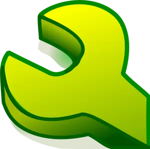 Green shades repair icon vector clip art