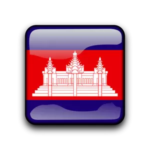 Bendera Kamboja vektor
