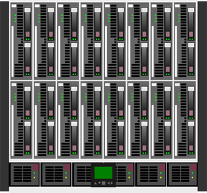 HP C7000 datos centro vector de la imagen