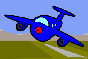 Passagier vliegtuig afbeelding