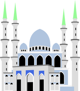 Disegno vettoriale di Sultan Ahmad Shah Mosque