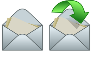 Envelope vector image