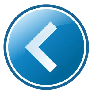 Left arrow icon vector image