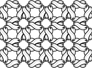 Vector image of black and white pattern background