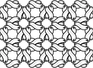 Imagem vetorial de plano de fundo padrão preto e branco
