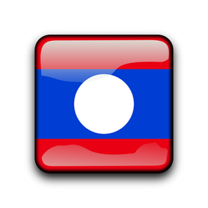 Laos flagga vektor
