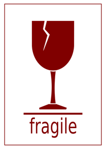 Fragile Goods Vector Symbol