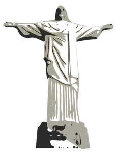 Vector Illustrasjon av Kristusstatuen