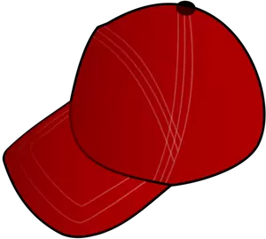 Topi merah vektor gambar