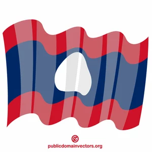 Laos' nasjonalflagg