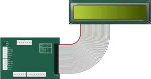 Imagen de la pantalla LCD