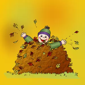 Happy herfst vector afbeelding