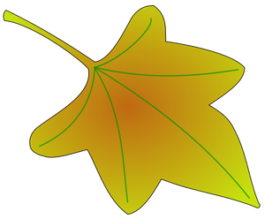 Autumn leaf vector clip art