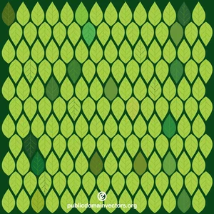 Foliage leaves pattern