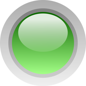 Vinger grootte groene knop vector illustraties