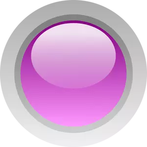 Ilustración dedo tamaño botón de color morado vector
