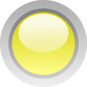 Palec wielkości żółty przycisk wektor clipart