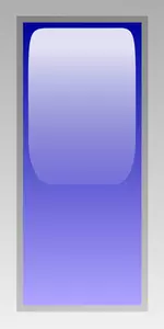 Illustration vectorielle rectangulaire boîte bleue