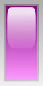 Rechthoekige paarse box vector afbeelding