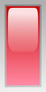 Prediseñadas caja rectangular rojo vector