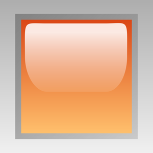 Ledde kvadrat orange vektor ClipArt