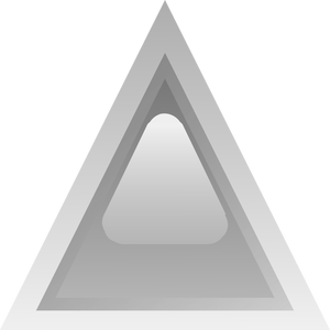 グレー導いた三角形ベクトル画像