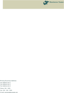 Ilustración de vector de plantilla de membrete