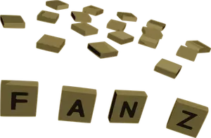 Crossword letter tiles