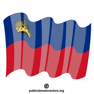 Nationale vlag van Liechtenstein