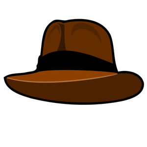 Aventura pălărie vector imagine