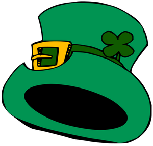 Zelený klobouk vektorový obrázek
