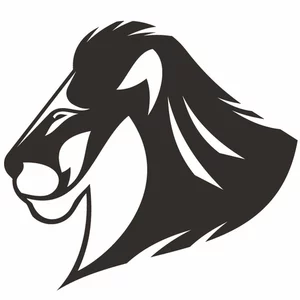 Lion silhouette clip art