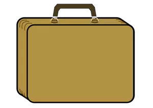 Kofferten vektor image