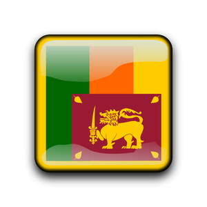 Vettore di bandiera dello Sri Lanka