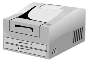 Immagine vettoriale di stampante laser ln