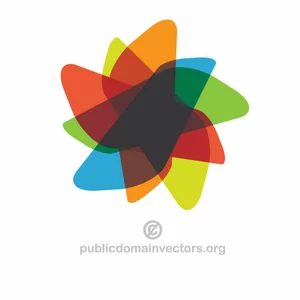 Kleurrijke logo vector