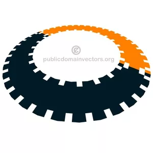 Geometriska logo vector-objekt